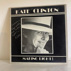 Kate Clinton Making light Autographed record feminist humorist